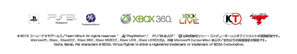 &copy; 2012 TECMO KOEI GAMES CO., LTD. All Rights Reserved.