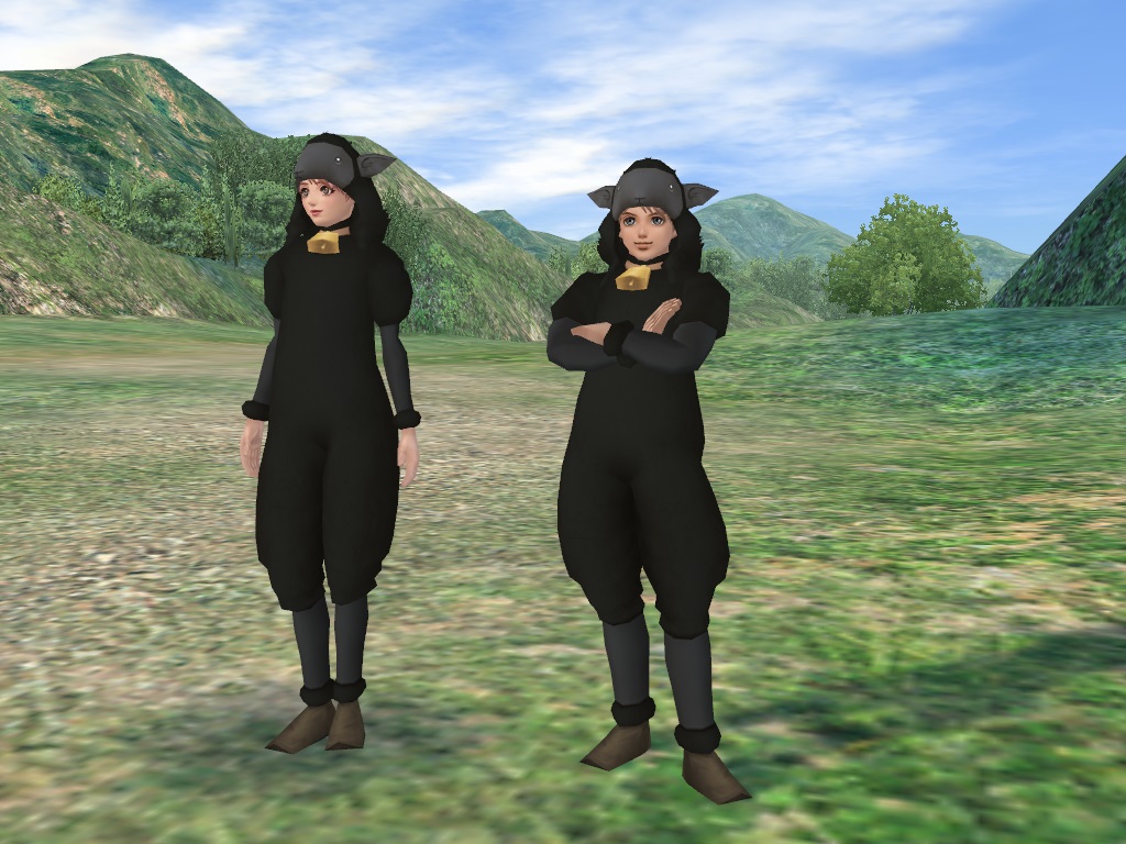 ヒツジのかぶりもの