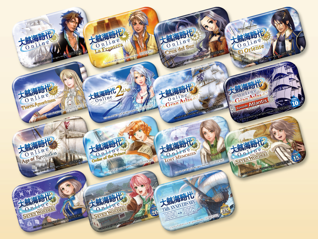 「大航海時代 Online」周年ビジュアルマグネットセット